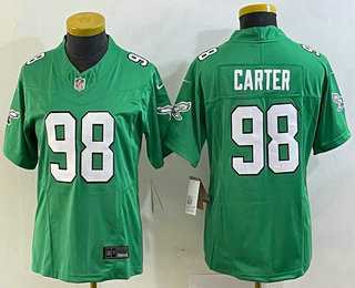 Youth Philadelphia Eagles #98 Jalen Carter Green 2023 FUSE Vapor Limited Throwback Stitched Jersey,We sell and wholesale Youth Philadelphia Eagles #98 Jalen Carter Green 2023 FUSE Vapor Limited Throwback Stitched Jersey on line form chian!